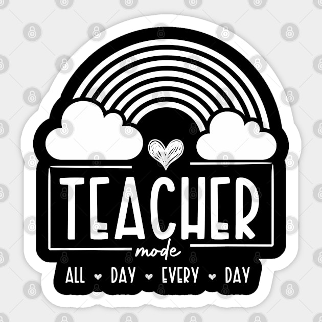 Funny Teacher Sticker by Xtian Dela ✅